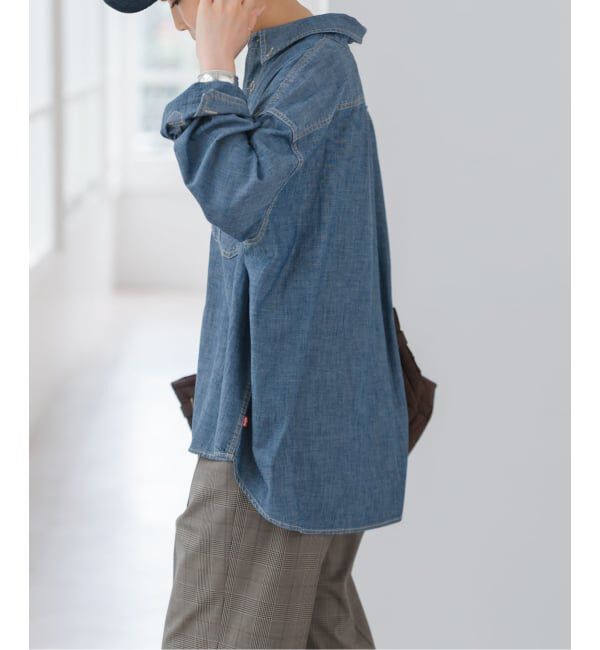 Spick and Span「Levi&rsquo;s/リーバイス 別注SMU LS ZANDT CROPPED SHIRT」|シャツ・ブラウス|