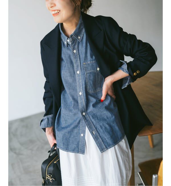 Spick and Span「Levi&rsquo;s/リーバイス 別注SMU LS ZANDT CROPPED SHIRT」|シャツ・ブラウス|