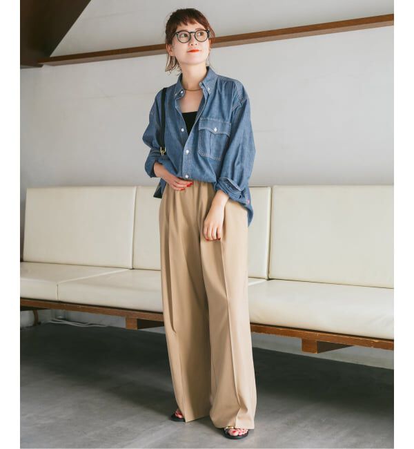 Spick and Span「Levi&rsquo;s/リーバイス 別注SMU LS ZANDT CROPPED SHIRT」|シャツ・ブラウス|