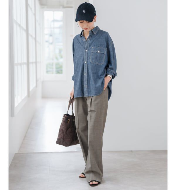 Spick and Span「Levi&rsquo;s/リーバイス 別注SMU LS ZANDT CROPPED SHIRT」|シャツ・ブラウス|