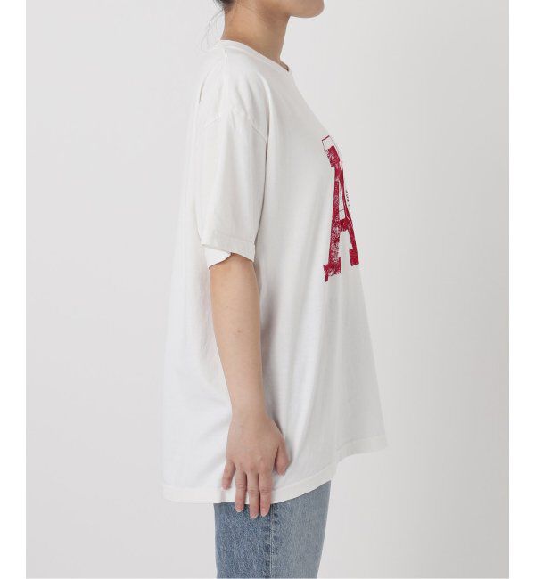 Spick and Span「AUTHEN / オーセン SS FEC FLOCKY PRINT T-SHIRT」|Tシャツ・カットソー|