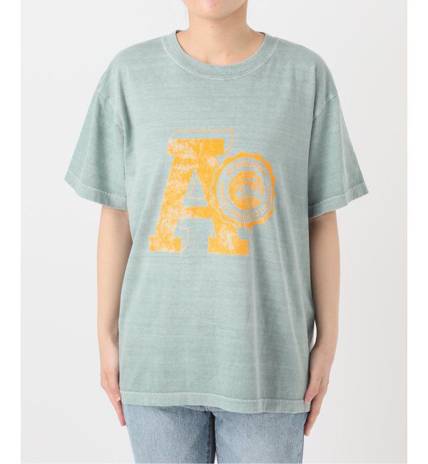 Spick and Span「AUTHEN / オーセン SS FEC FLOCKY PRINT T-SHIRT」|Tシャツ・カットソー|