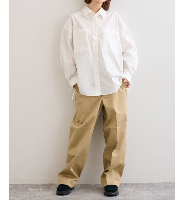 U by SPICK&SPAN「リボンスリーブオーバーシャツ」|シャツ・ブラウス|