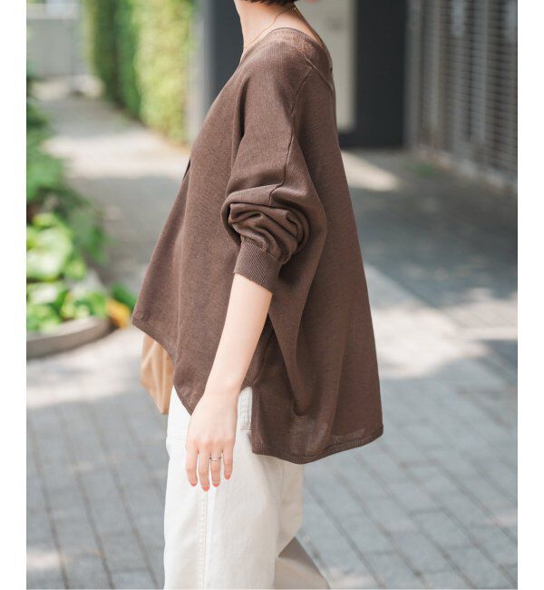 Spick and Span「コットンオーバーサイズカーディガン」|カーディガン|