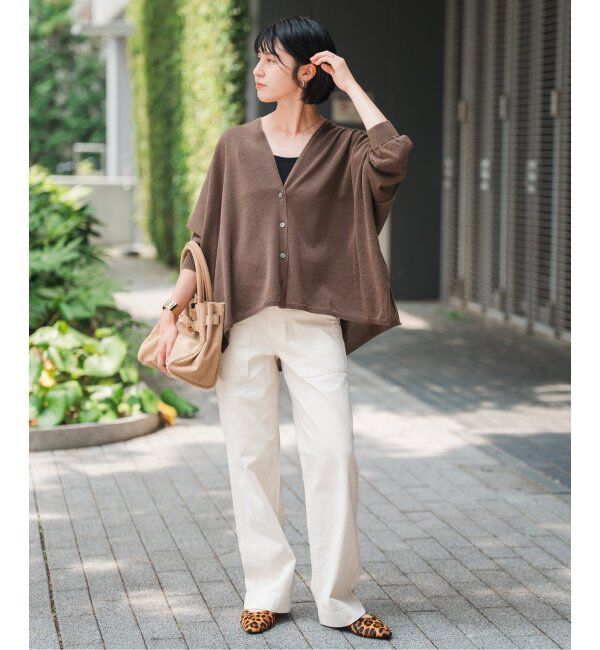 Spick and Span「コットンオーバーサイズカーディガン」|カーディガン|