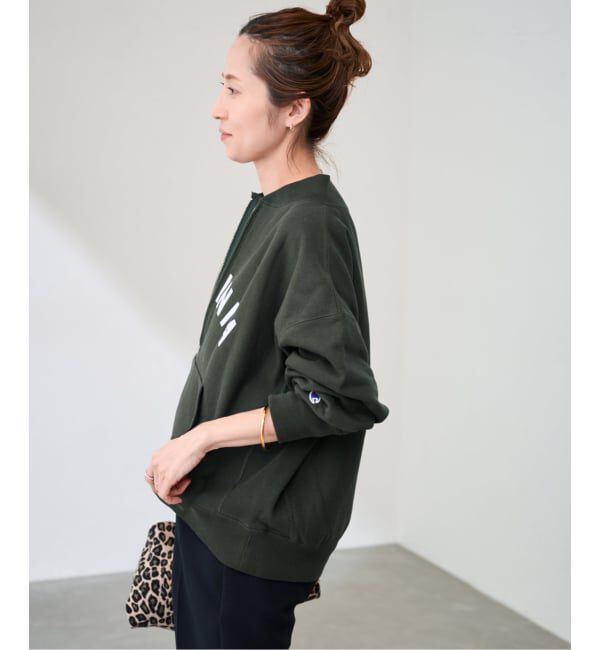 FRAMeWORK「Champion/チャンピオン 別注REVERSE WEAVE11.5OZロゴハーフジップ」|スウェット・ジャージ|