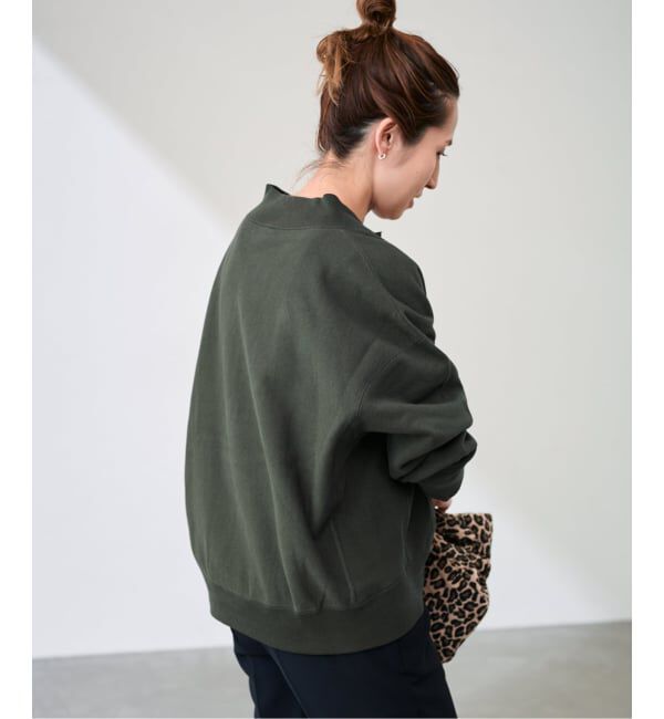 FRAMeWORK「Champion/チャンピオン 別注REVERSE WEAVE11.5OZロゴハーフジップ」|スウェット・ジャージ|