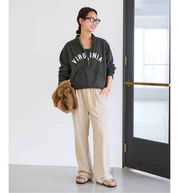 FRAMeWORK「Champion/チャンピオン 別注REVERSE WEAVE11.5OZロゴハーフジップ」|スウェット・ジャージ|