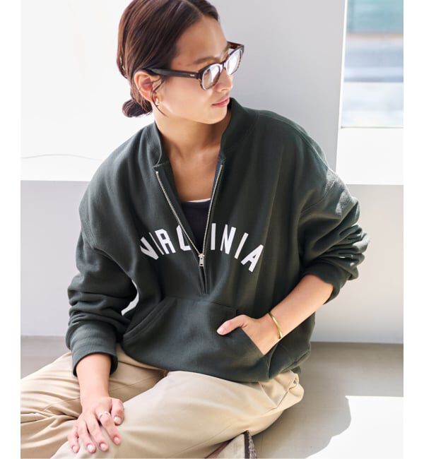 FRAMeWORK「Champion/チャンピオン 別注REVERSE WEAVE11.5OZロゴハーフジップ」|スウェット・ジャージ|