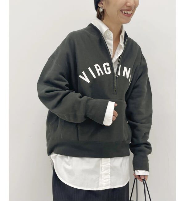 FRAMeWORK「Champion/チャンピオン 別注REVERSE WEAVE11.5OZロゴハーフジップ」|スウェット・ジャージ|