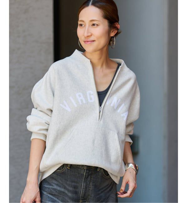 FRAMeWORK「Champion/チャンピオン 別注REVERSE WEAVE11.5OZロゴハーフジップ」|スウェット・ジャージ|