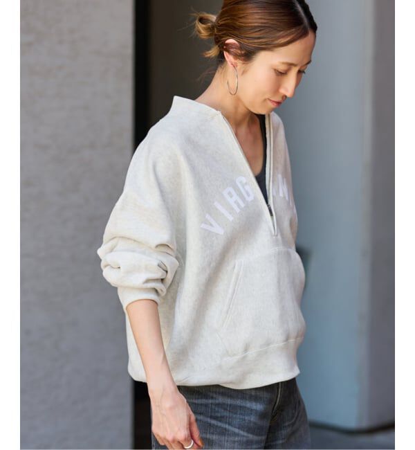 FRAMeWORK「Champion/チャンピオン 別注REVERSE WEAVE11.5OZロゴハーフジップ」|スウェット・ジャージ|