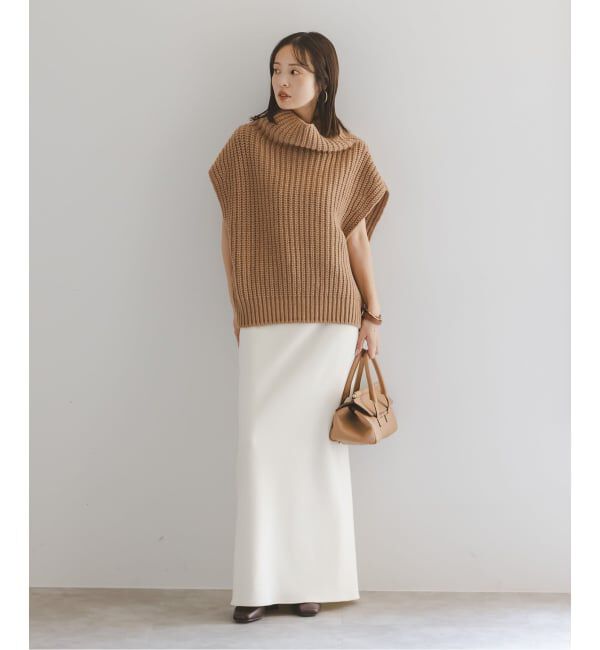 NOBLE「《追加》3G片畦ハイネックベスト」|ベスト・ジレ|