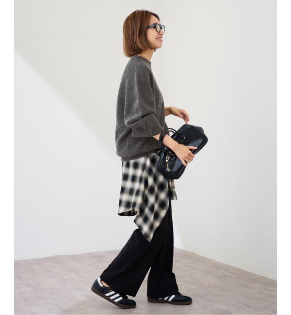 FRAMeWORK「クルーネック ミドルゲージプルオーバー」|ニット・セーター|