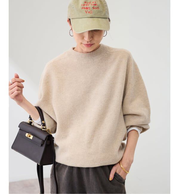 FRAMeWORK「クルーネック ミドルゲージプルオーバー」|ニット・セーター|