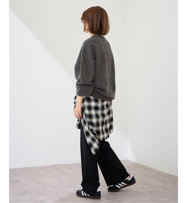 FRAMeWORK「クルーネック ミドルゲージプルオーバー」|ニット・セーター|