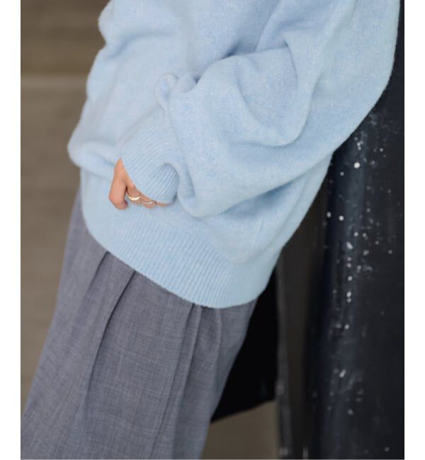 FRAMeWORK「クルーネック ミドルゲージプルオーバー」|ニット・セーター|