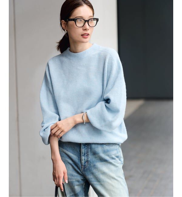 FRAMeWORK「クルーネック ミドルゲージプルオーバー」|ニット・セーター|