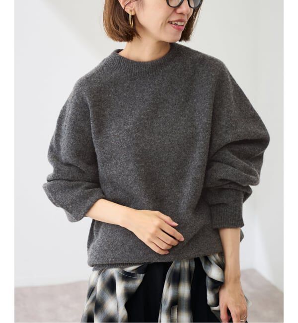 FRAMeWORK「クルーネック ミドルゲージプルオーバー」|ニット・セーター|