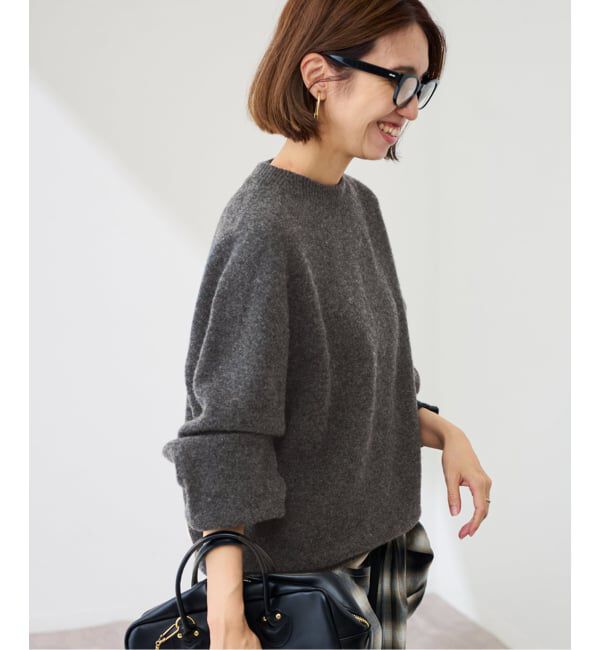 FRAMeWORK「クルーネック ミドルゲージプルオーバー」|ニット・セーター|