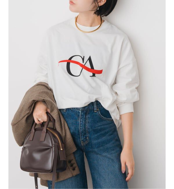 Spick and Span「melple / メイプル 別注LOGO L/S TEE*」|Tシャツ・カットソー|