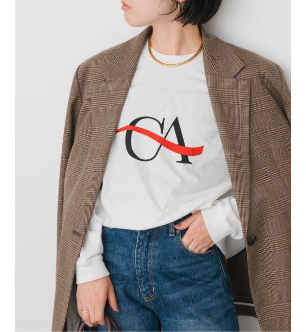 Spick and Span「melple / メイプル 別注LOGO L/S TEE*」|Tシャツ・カットソー|