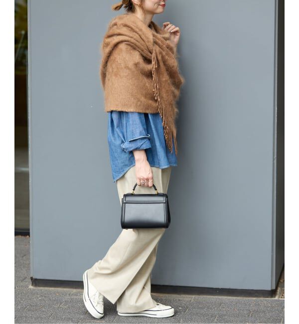 Spick and Span「Spick & Span カシミヤストールファー加工」|ストール|