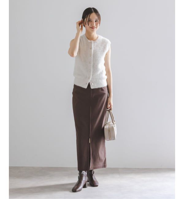 NOBLE「《追加》RyNyコンフォートストレッチジップタイトスカート」|スカート|