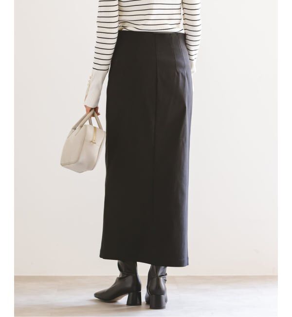 NOBLE「《追加》RyNyコンフォートストレッチジップタイトスカート」|スカート|