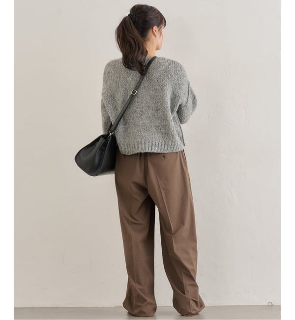 U by SPICK&SPAN「TRICOTS JEAN MARC/トリコットジーンマルク CROP SHORT CARDIGAN」|カーディガン|