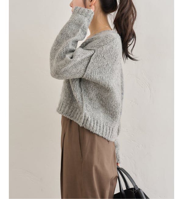 U by SPICK&SPAN「TRICOTS JEAN MARC/トリコットジーンマルク CROP SHORT CARDIGAN」|カーディガン|