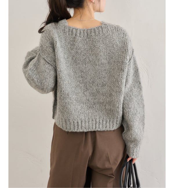 U by SPICK&SPAN「TRICOTS JEAN MARC/トリコットジーンマルク CROP SHORT CARDIGAN」|カーディガン|