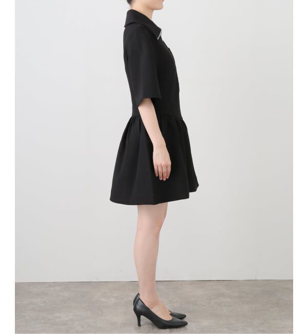 U by SPICK&SPAN「GANNI/ガニー Bonded Crepe Mini Dress」|ワンピース|