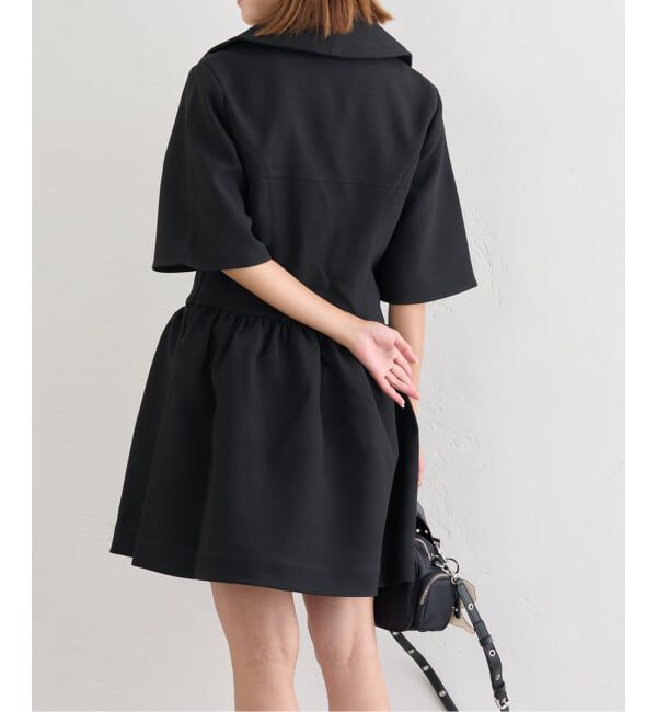 U by SPICK&SPAN「GANNI/ガニー Bonded Crepe Mini Dress」|ワンピース|