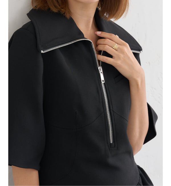 U by SPICK&SPAN「GANNI/ガニー Bonded Crepe Mini Dress」|ワンピース|