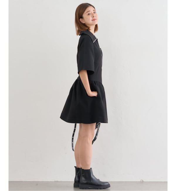 U by SPICK&SPAN「GANNI/ガニー Bonded Crepe Mini Dress」|ワンピース|