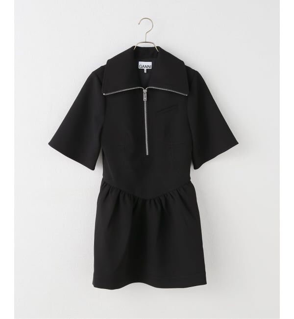 U by SPICK&SPAN「GANNI/ガニー Bonded Crepe Mini Dress」|ワンピース|