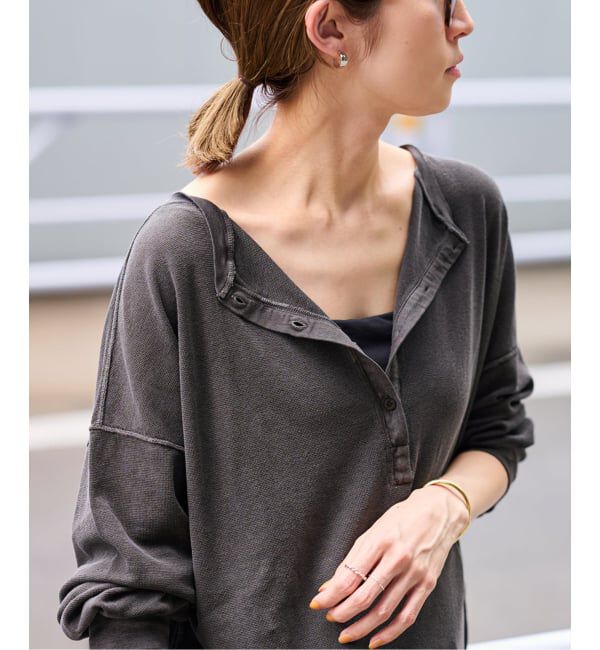 FRAMeWORK「≪追加≫サーフニットヘンリーTee2」|Tシャツ・カットソー|