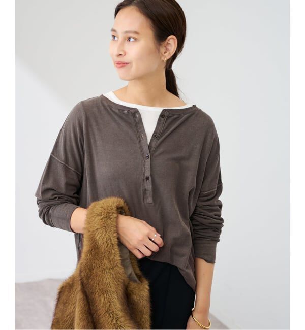 FRAMeWORK「≪追加≫サーフニットヘンリーTee2」|Tシャツ・カットソー|