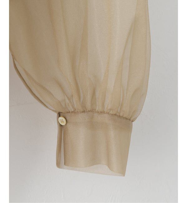 NOBLE「ブライトオーガンジーボウタイブラウス」|シャツ・ブラウス|