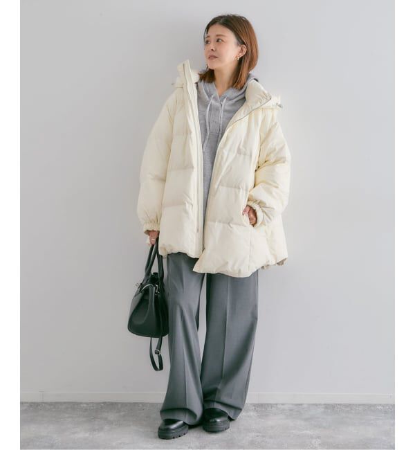 U by SPICK&SPAN「FLUFFYボタンアップフーディー」|ニット・セーター|