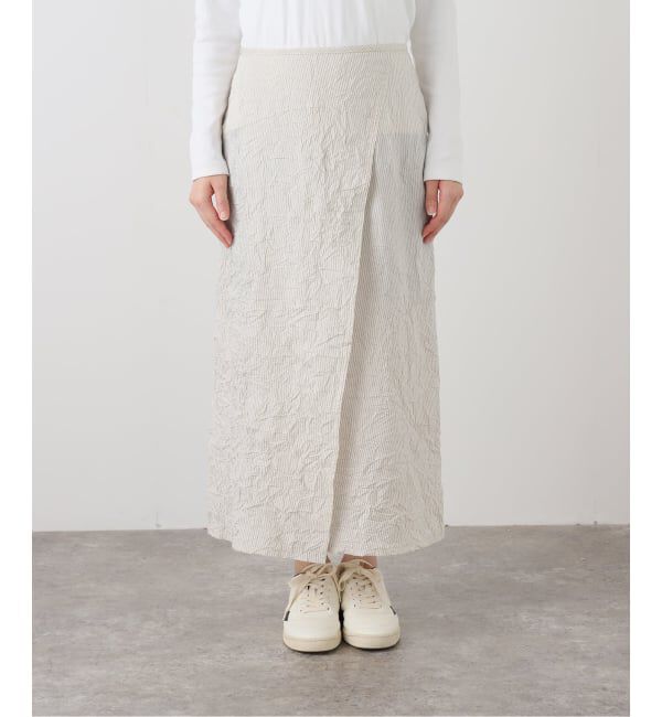 FRAMeWORK「ROSEANNA/ローズアンナ ストライプラップSK」|スカート|