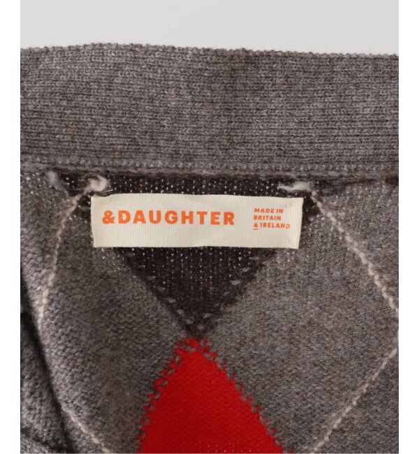 FRAMeWORK「&DAUGHTER ARGYLE GRANAD CARDIGAN 4」|カーディガン|