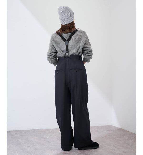 FRAMeWORK「SUSPENDERS パンツ」|スラックス|