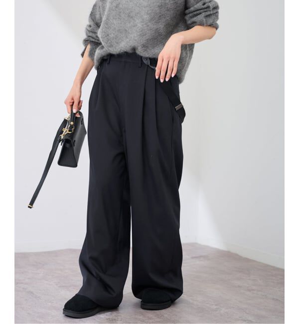 FRAMeWORK「SUSPENDERS パンツ」|スラックス|