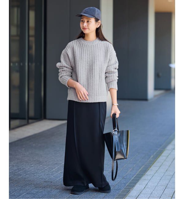 FRAMeWORK「コットンウールカラーメランジプルオーバー」|ニット・セーター|