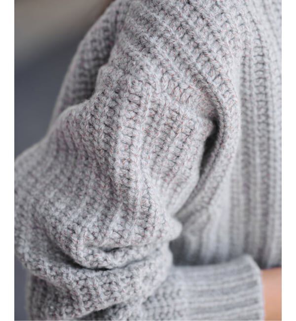 FRAMeWORK「コットンウールカラーメランジプルオーバー」|ニット・セーター|