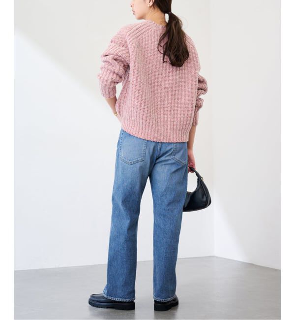 FRAMeWORK「コットンウールカラーメランジプルオーバー」|ニット・セーター|