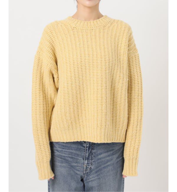 FRAMeWORK「コットンウールカラーメランジプルオーバー」|ニット・セーター|