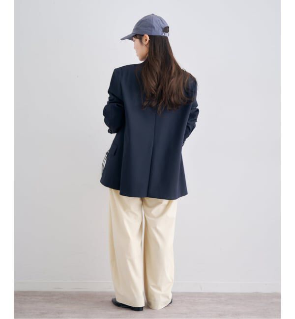 U by SPICK&SPAN「《予約》2WAYトロタックサスペンダーパンツ」|スラックス|